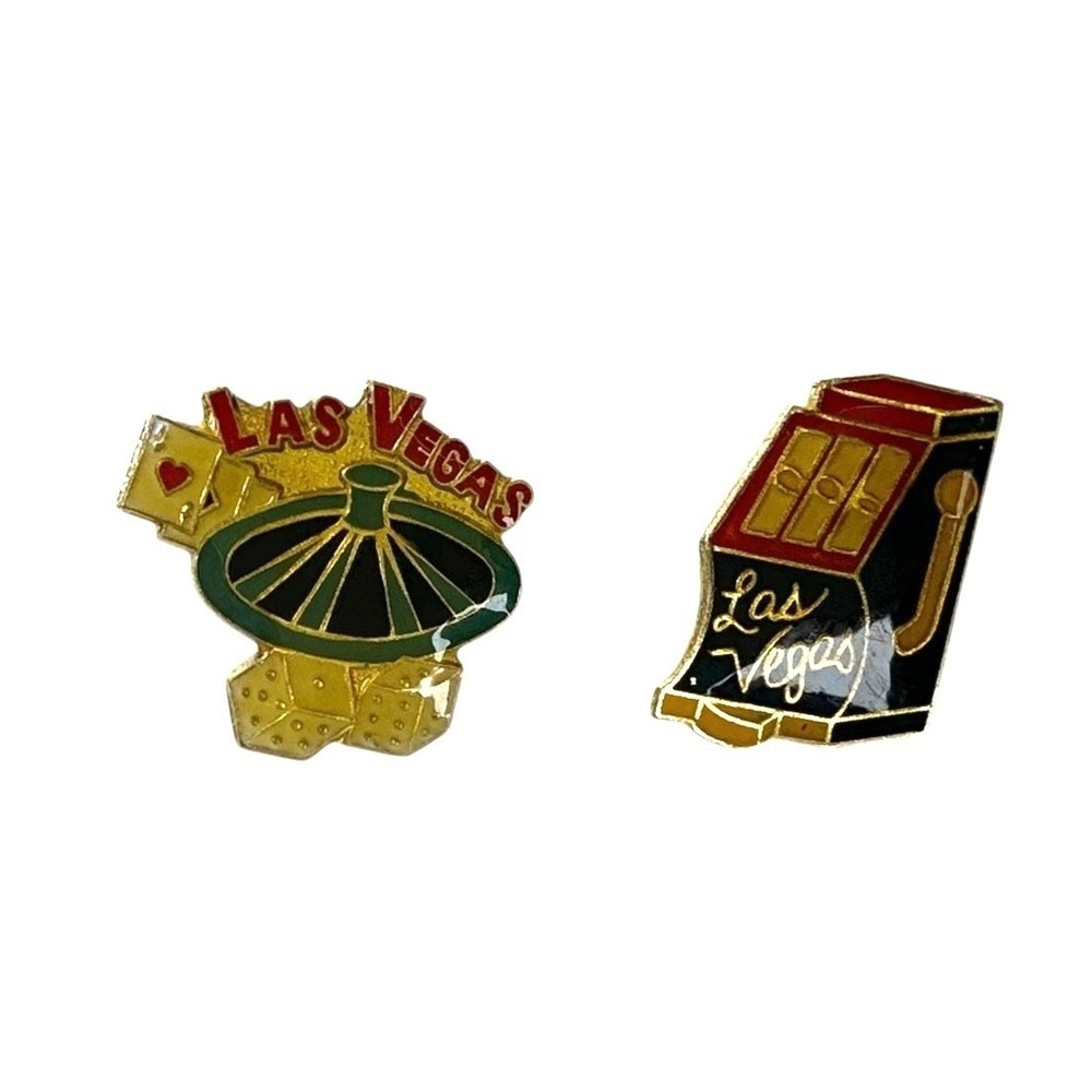 Vintage Lot of 2 Las Vegas Pins